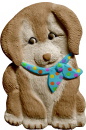 Krystens Puppy Plaster Plaque