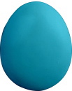 Plain Egg Plaster Plaque