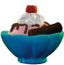 Ice Cream Sundae Plaster Statue