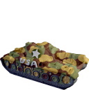 Tank Plaster Statue