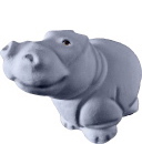Harold the Hippo Plaster Statue