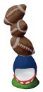 Football Gear Stack Plaster Statue