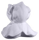 Iris Plaster Candleholder