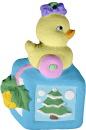 Toy Ducky on Block Ornament