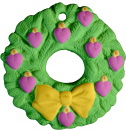 Wreath with Hearts Ornament