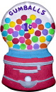 Gumball Machine Unpainted Plaster Christmas Tree Ornament