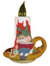 Flicker Mouse Plaster Statue Light Up