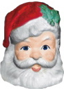 Santa Face Plaster Napkin Holder