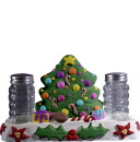 Christmas Tree Plaster Salt and Pepper holder