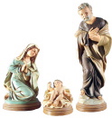 Nativity Plaster Statue Set Large 3 piece set