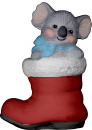 Koala in Boot Plaster Statue