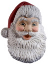 Santa Face Plaster Plaque