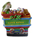Santas Express Middle Car Plaster Statue
