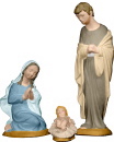 Nativity Plaster Statue Set Small 3 Piece
