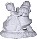 Santa and Mrs Claus Dancing Statue