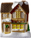 Winter Chalet Wall Plaster Plaque