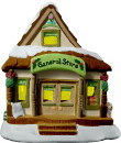 Village General Store  Plaster Lightup Building