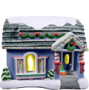 Village House with Porch Plaster Lightup Building