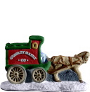 Village Dairy Wagon Plaster Statue