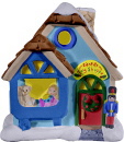 Village Toy Shoppe Plaster Lightup Building