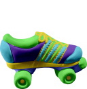 Roller skate Plaster Pencil Holder