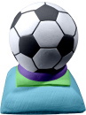 Soccer Ball Plaster Pencil Holder