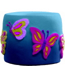 Butterflies Plaster Pencil Holder