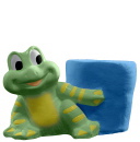 Frog Plaster Pencil Holder