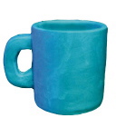 Plain Cup Plaster Pencil Holder