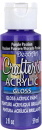 Crafters Acrylic Gloss Paint Purple Passion DecoArt