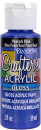 Crafters Acrylic Gloss Paint Peacock Blue DecoArt
