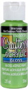 Crafters Acrylic Gloss Paint Wild Green DecoArt