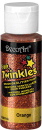Craft Twinkles Glitter Paint Orange 2 oz DecoArt
