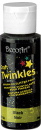 Craft Twinkles Glitter Paint Black 2 oz DecoArt