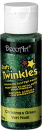 Craft Twinkles Glitter Paint Christmas Green 2 oz DecoArt