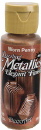 Dazzling Metallics Paint Worn Penny DecoArt
