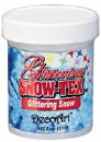 Glistening Snowtex Jar DecoArt