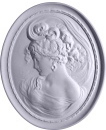Cameo Ladies B Plaster Plaque