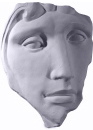 Davids Face Plaster Plaque