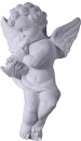 Musical Cherub with Trumpet Plaster Plaque b