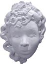 Ocean Princess Mask Plaster Plaque
