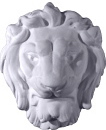 Lion Face Plaster Plaque Small