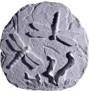 Stone Dragonfly Plaster Plaque