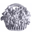 Roses Basket Plaster Plaque