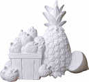 Still Life Pineapple and Fruits Plaster Plaque