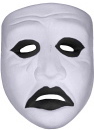 Tragedy Mask Plaster Plaque