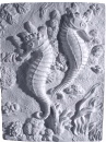 Sea horses Plaster Plaque