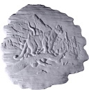 Cougar Scene Plaster Plaque