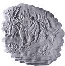 Bear Scene Plaster Plaque