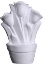 Tulips with Pocket Vase Plaster Plaque